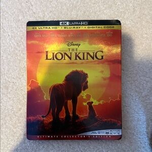 Disney The Lion King 4K Ultra HD Blu-ray - Red and Yellow
